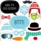 Big Dot of Happiness Winter Party - Photo Booth Props Kit - 20 Count